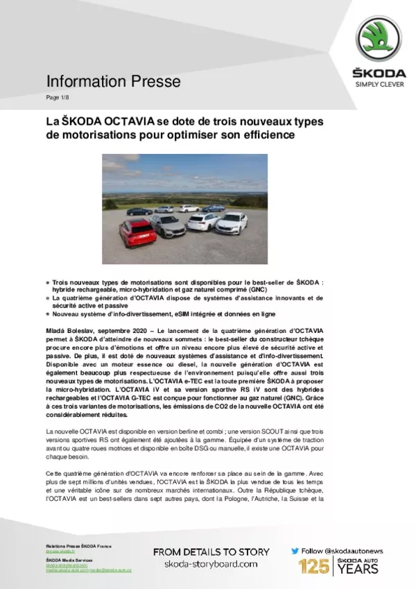 Skoda Octavia Combi hybride rechargeable : les vraies mesures de  consommation issues de notre Supertest