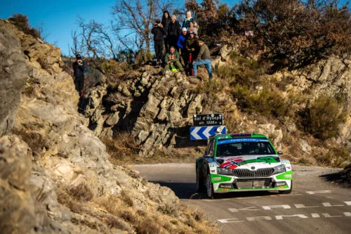 Rallye Monte-Carlo nouvelle victoire en WRC2 pour Andreas Mikkelsen au volant de la ŠKODA FABIA Rally2evo_6