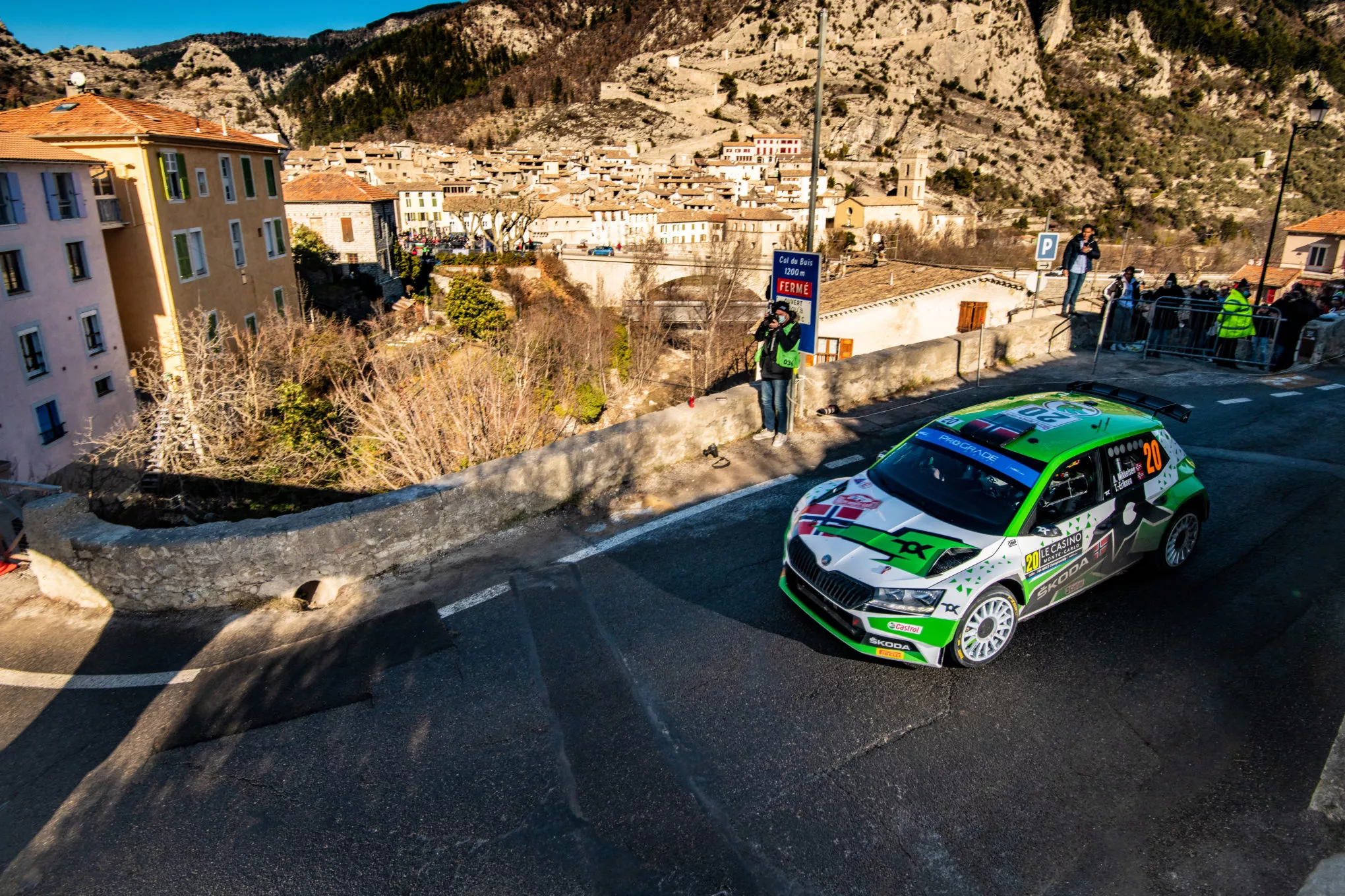 Rallye Monte-Carlo nouvelle victoire en WRC2 pour Andreas Mikkelsen au volant de la ŠKODA FABIA Rally2evo_19