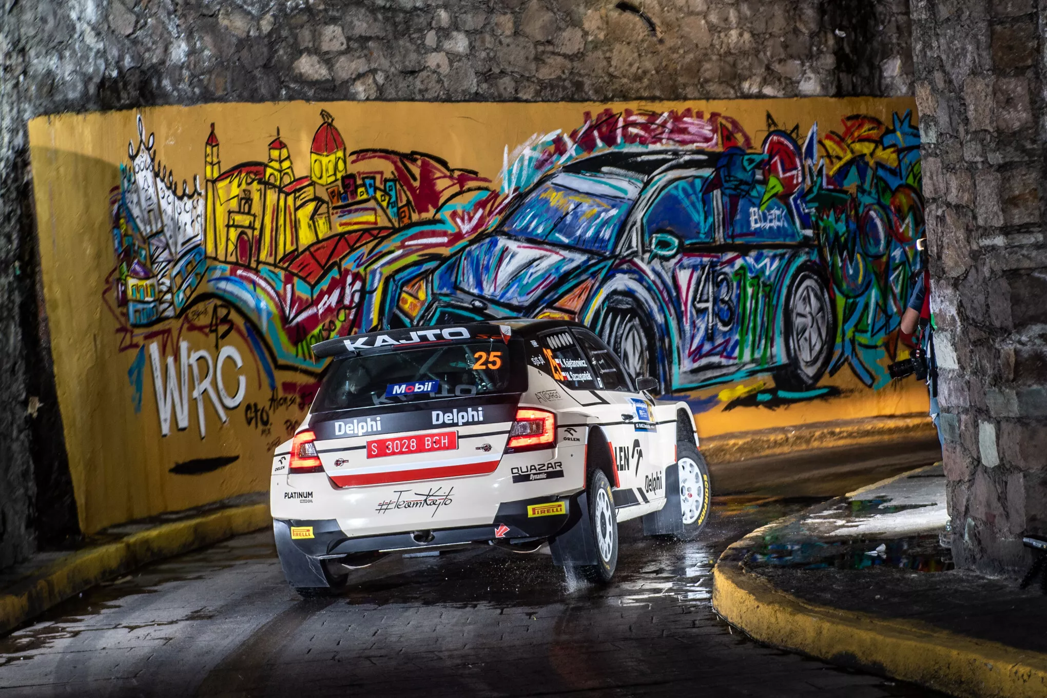 Škoda Fabia Rally2 evo rallye du Mexique 2023 