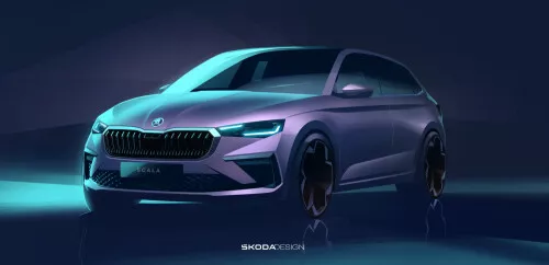 Sketch Škoda Scala restylée (1)